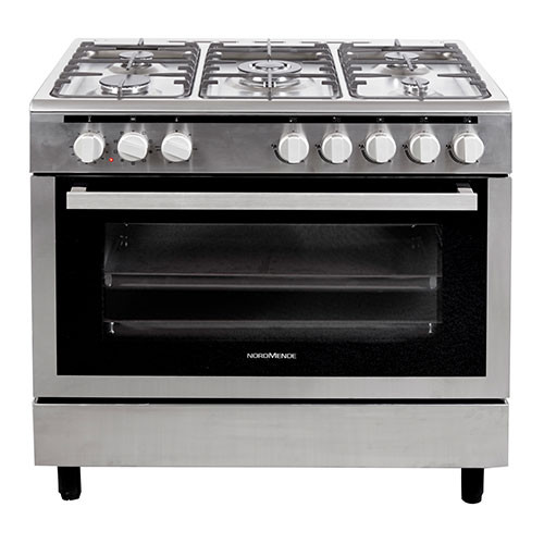 Nordmende, CSG92IX, 90cm Range Cooker, Grey