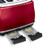 De'Longhi, CTOM4003.R, Icona Micalite 4 Slice Toaster, Red