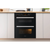 Indesit, IDU6340BL, Built In Electric Double Oven, Black