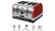 Morphy Richards, 240133, Venture 4 Slice Toaster, Red