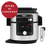 Ninja, OL750UK, Foodi Max 15 In 1 SmartLid 7.5L Multi-Cooker, Stainless Steel