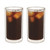 De'Longhi, DLSC325, Cold Brew Glasses - Pack of 2 x 300ml Glasses, Multi