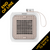 De'Longhi, HFX10B03.PK, Capsule Desk personal ceramic fan heater, White
