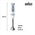 Braun, MQ5200, MultiQuick 5 Vario Hand Blender 1000W, White