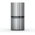 Ex-display Whirlpool, WQ9B2LG, French Door 90cm Fridge Freezer 4 Door, Silver