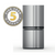 Ex-display Whirlpool, WQ9B2LG, French Door 90cm Fridge Freezer 4 Door, Silver