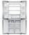 Fisher & Paykel, RF500QNUX1, Freestanding Quad Door Refrigerator Freezer, 79cm, 498L, Stainless Steel
