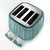 De'Longhi, KBD3001CTD4003G, Ballerina Set 4 Slice, Green
