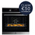 Electrolux, EOM6P46X, 72L Multifunction Oven with Pyrolytic Cleaning and Air Fry Function, Black
