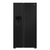 Whirlpool, WHG26574WXK5UK, 203/375L Plumbed Ice and Water 2 Door American Fridge Freezer, Dark Inox