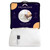 Dreamland, 16924, Single Overblanket, White