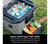 Ninja, FB245UKGY, FrostVault 45QT/42L Wheeled Cooler with Dry Zone, Slate Grey
