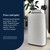 De'Longhi, PACAP130IGENTLE, Pinguino AP130i GentleJet Inverter Portable Air Conditioner, White
