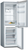 Bosch, KGN33NLEBG, Series 2 Freestanding Fridge Freezer, Stainless Steel Look
