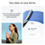 Fitbit, GA11014, Google Fitbit Air, Lavender Polished Silver