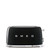 Smeg, TSF02BLUK, 4 Slice Long Slot Toaster, Black