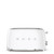 Smeg, TSF02WHUK, 4 Slice Long Slot Toaster, White