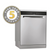 Ex Display Whirlpool, WFC3C33PFXUK, 14 Place Stainless Steel Freestanding Dishwasher, Inox