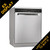 Ex Display Whirlpool, WFC3C33PFXUK, 14 Place Stainless Steel Freestanding Dishwasher, Inox