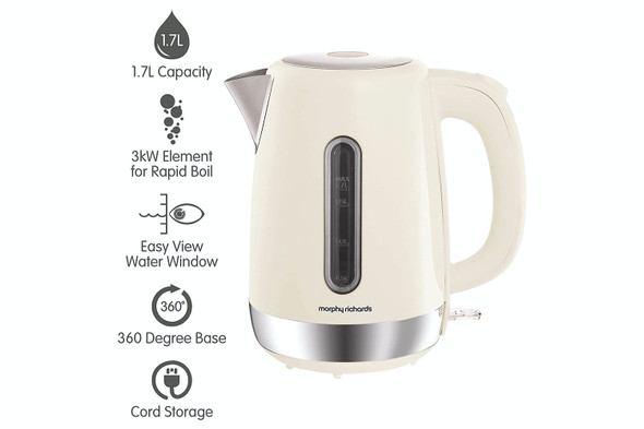 Morphy Richards, 102784, Equip Jug Kettle, Cream Morphy Richards, 102784, Equip Jug Kettle, Cream