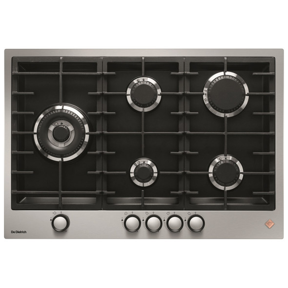 Ex Display De Dietrich, DPE7729XF, 72CM 5 Burner Gas Hob, Multi