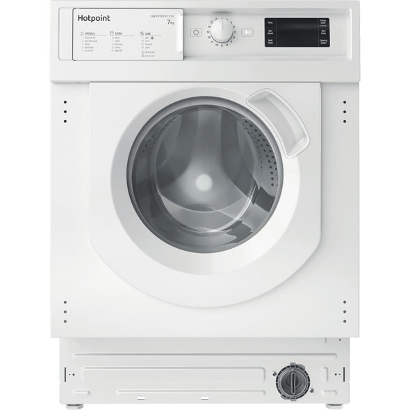 Hotpoint, BIWMHG71483UK, 7kg 1400 Spin Integrated Washing Machine, White