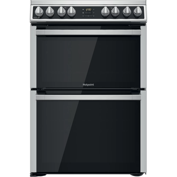 Hotpoint, HDM67V8D2CX/UK, Electric Freestanding Double Cooker: 60cm, Stainless Steel