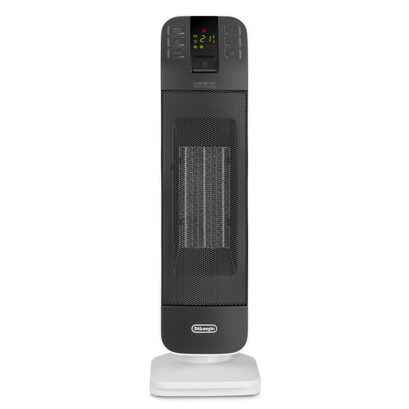 De'Longhi, HFX65V20, 2KW Bend Line Ceramic Fan Heater, Black