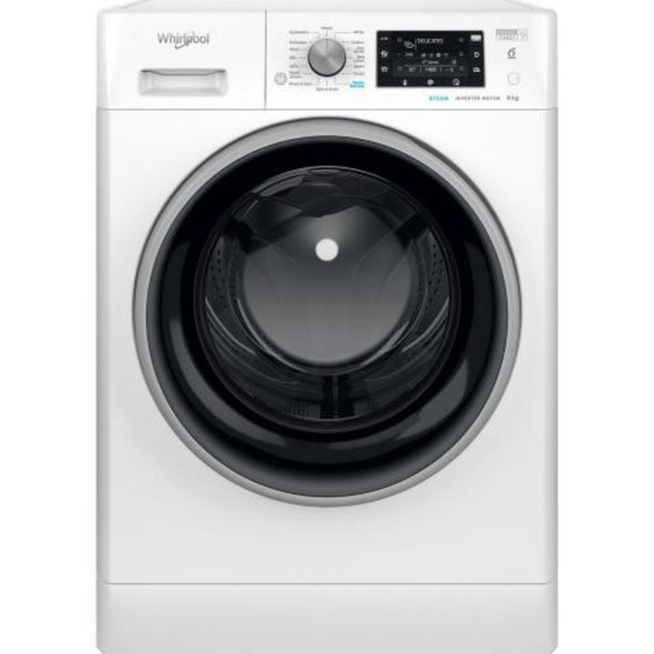 Whirlpool, FFD8458BSVUKN, 8kg 1400 Spin Freshcare+ Washing Machine, White