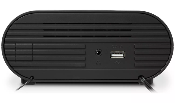 Roberts, ORTUSCHARGEBK, Ortus Charge FM Clock Radio, Black