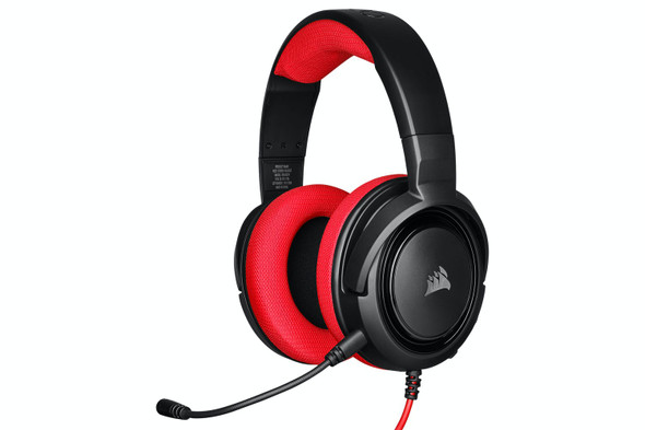 Corsair, CA-9011198, HS35 Stereo Gaming Headset, Red