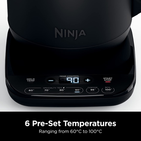 Ninja, KT200UK, 1.7L Perfect Temperature Kettle, Black