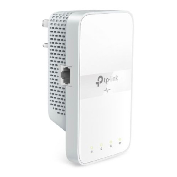 TP-Link, WPA7617, AC1200 Wireless Dual Band Powerline Adapter - Single, White