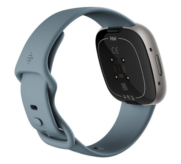 Fitbit, FB523SRAG, Versa 4 Waterfall Blue/Platinum Smart Watch, BLUE Fitbit, FB523SRAG, Versa 4 Waterfall Blue/Platinum Smart Watch, BLUE