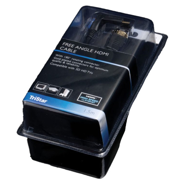 philex, 26623TR, 1.5m hdmi Adjustable head, Black philex, 26623TR, 1.5m hdmi Adjustable head, Black