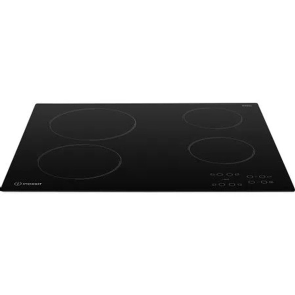 Indesit, RI161C, 60Cm Ceramic Hob W/ Touch Controls, Black Indesit, RI161C, 60Cm Ceramic Hob W/ Touch Controls, Black