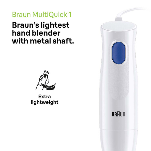 Braun, MQ10.201MWH, MultiQuick 1 Hand Blender 450W White