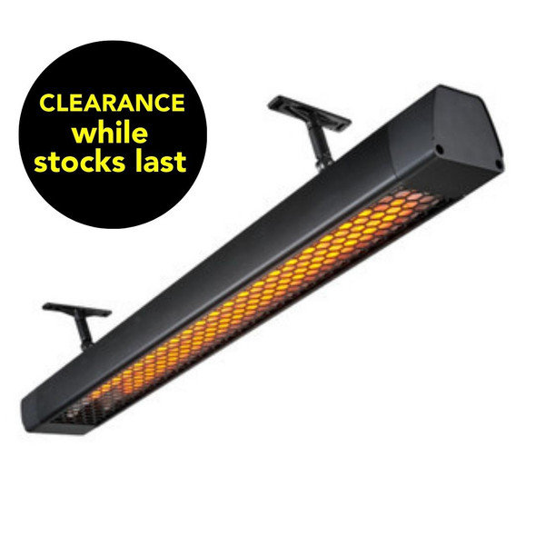 Grandhall, THY2200UK/B, Heatstrip Intense 2200W, Black - Damaged Box