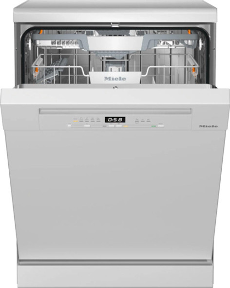 Miele, G5310SCBRWH, Active Plus Freestanding Dishwasher, White