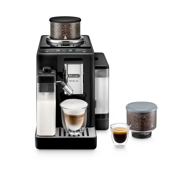 De'Longhi, EXAM440.55.B, Rivelia Fully Automatic Bean-to-Cup Coffee Machine, Black De'Longhi, EXAM440.55.B, Rivelia Fully Automatic Bean-to-Cup Coffee Machine, Black