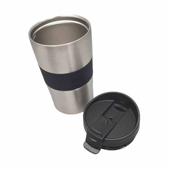 De'Longhi, DLSC074, 10oz Travel Mug, Silver