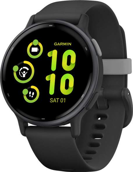 Garmin, 010-02862-10, Vivoactive 5 Slate/Black 42mm, Black Garmin, 010-02862-10, Vivoactive 5 Slate/Black 42mm, Black