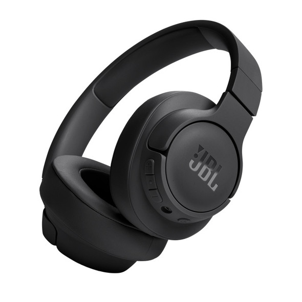 JBL, JBLT720BTBLK, Tune 720BT Black Over-Ear BT Headphones, Black