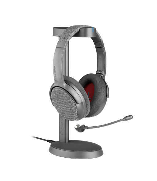 Fokus, BT-ON-FOKUS-GR, BT Hybrid ANC headset wireless charge stand, Grey