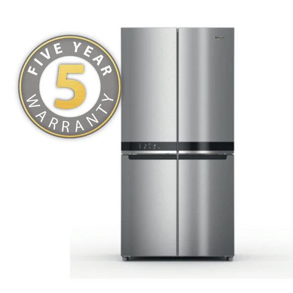 Whirlpool, WQ9B2LG, French Door 90cm Fridge Freezer 4 Door, Silver