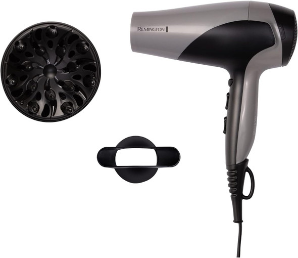 Remington, D3190S, Hair Dryer 2200w, Silver