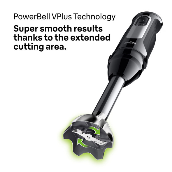 Braun, MQ55001M, MultiQuick 5 Pro Hand Blender 1000W, Black