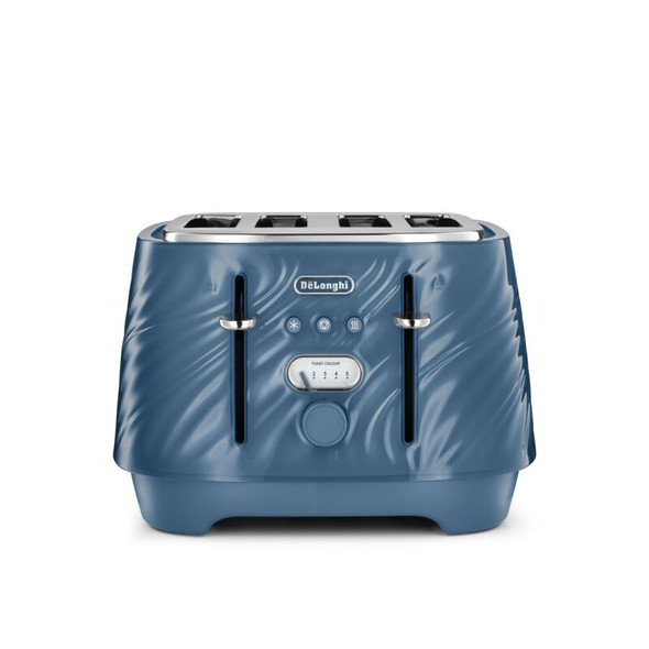 De'Longhi, CTDS4003.BL, Ballerina Seta Toaster, Blue De'Longhi, CTDS4003.BL, Ballerina Seta Toaster, Blue