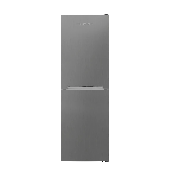 NordMende, RFF317NFIXL, 54cm Freestanding 166cm No Frost Fridge Freezer, Stainless Steel Look