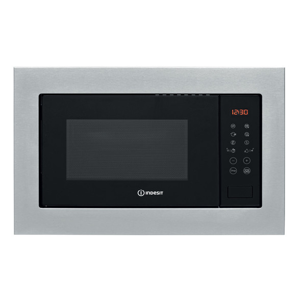 Indesit, MWI125GX, Integrated Microwave, Silver